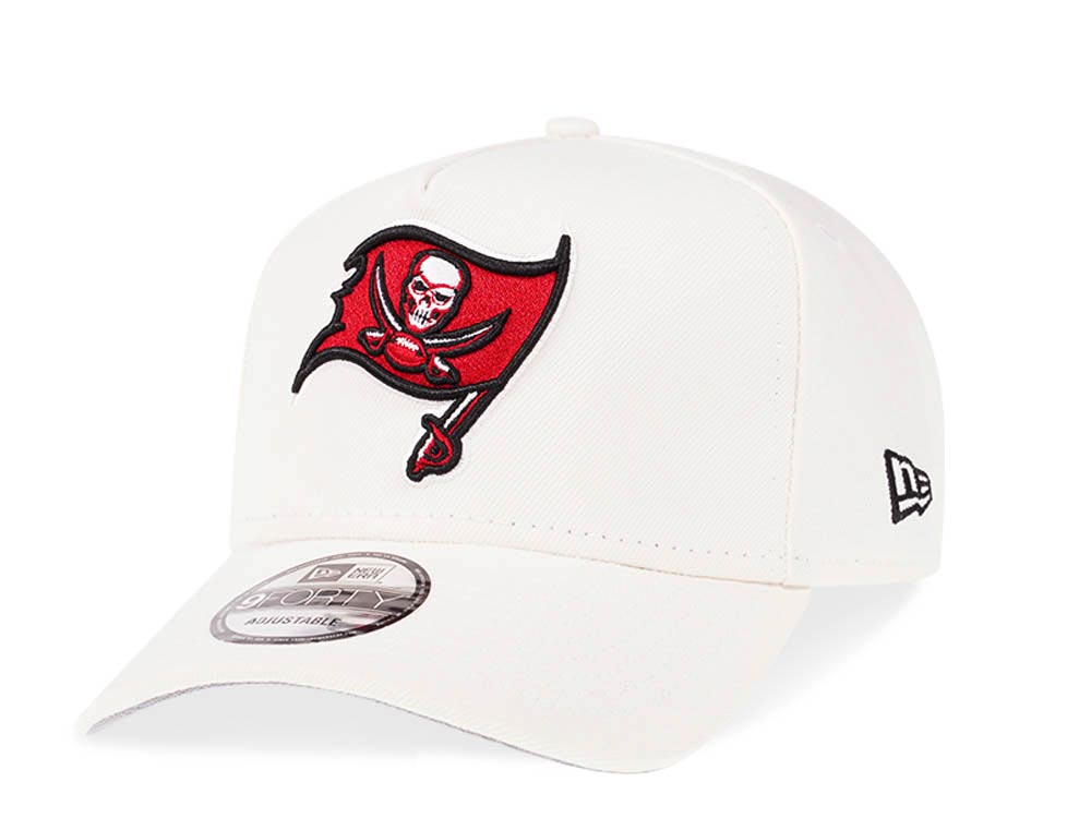 New Era Tampa Bay Buccaneers Chrome White 9Forty A Frame Snapback Gorra