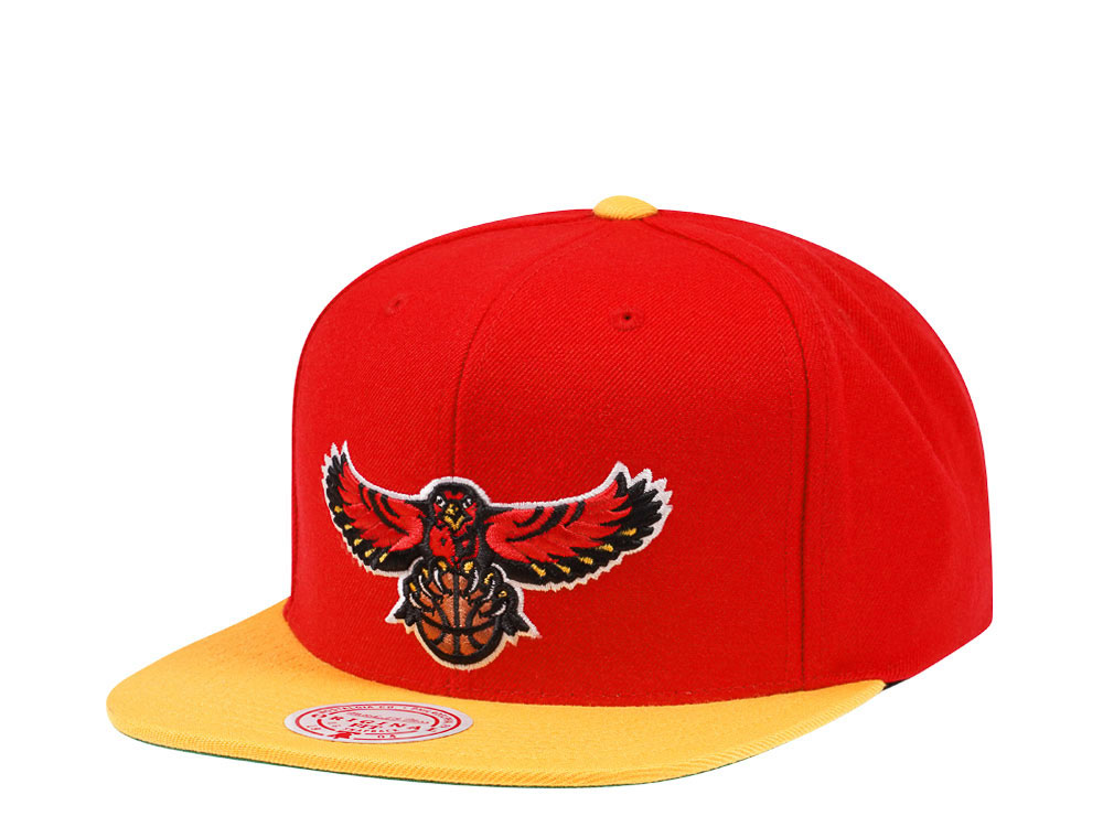 Mitchell & Ness Atlanta Hawks Hardwood Classics 2 Tone Snapback Gorra