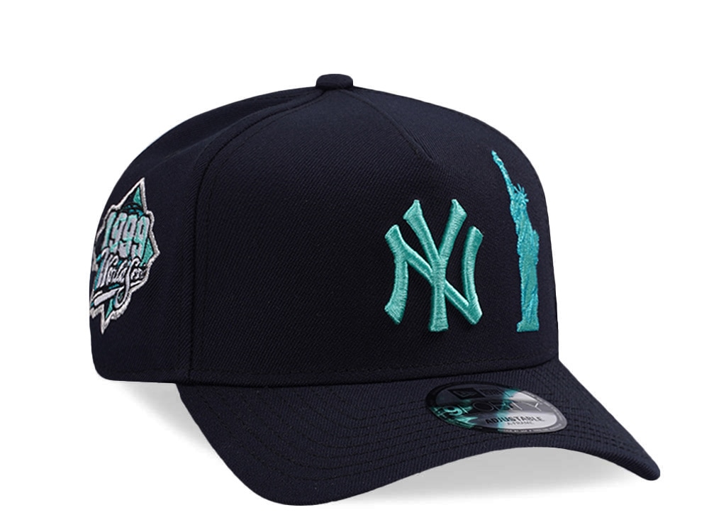 New Era New York Yankees World Series 1999 Navy Prime Edition 9Forty A Frame Snapback Gorra