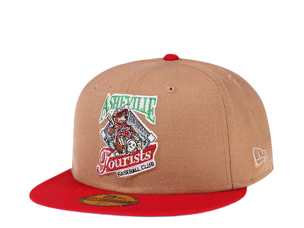 New Era Asheville Tourists Winter Metallic Two Tone Edition 59Fifty Fitted Gorra