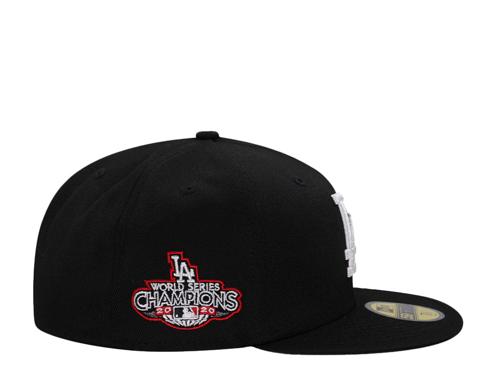 New Era Los Angeles Dodgers World Series 2020 Black and Red Edition 59Fifty Fitted Gorra