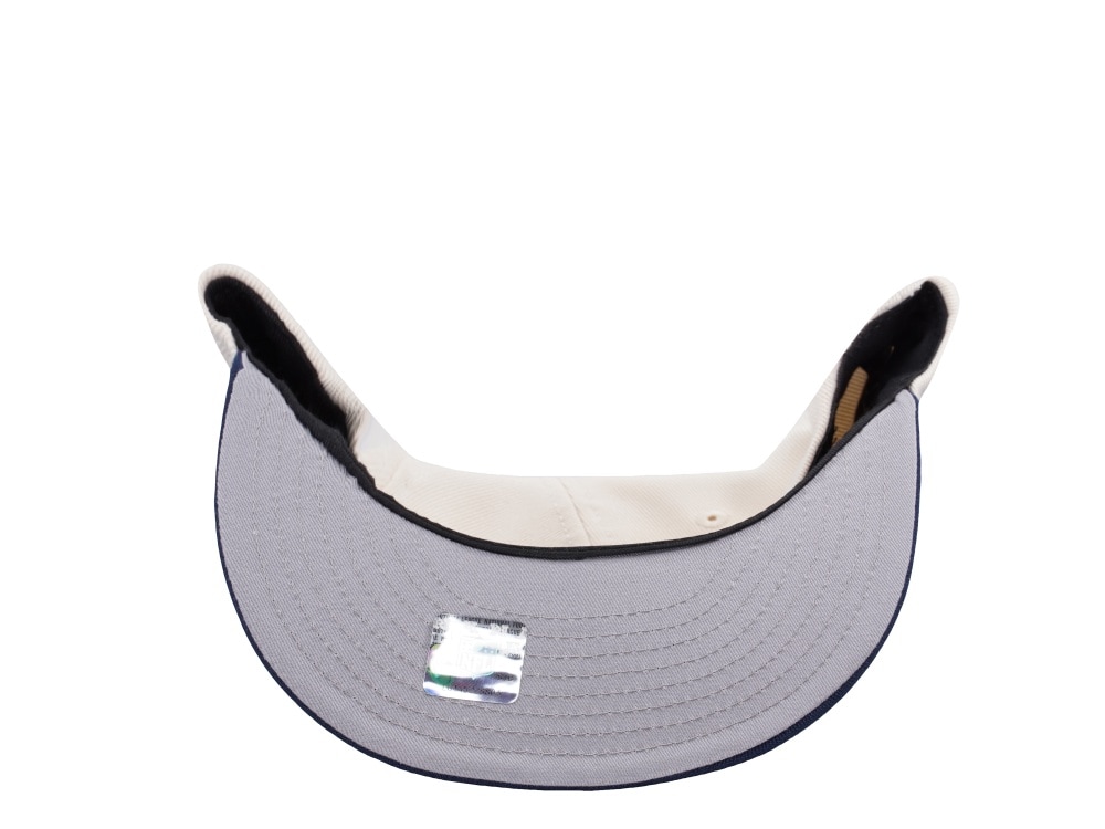 New Era Chicago Bears Staley Metallic Light Cream Two Tone Edition 59Fifty Fitted Gorra