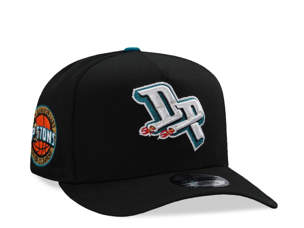 New Era Detroit Pistons 20th Anniversary Black Prime Edition 9Fifty A Frame Snapback Gorra