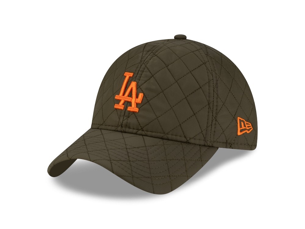 New Era Los Angeles Dodgers Quilted Olive 9Twenty Snapback Gorra