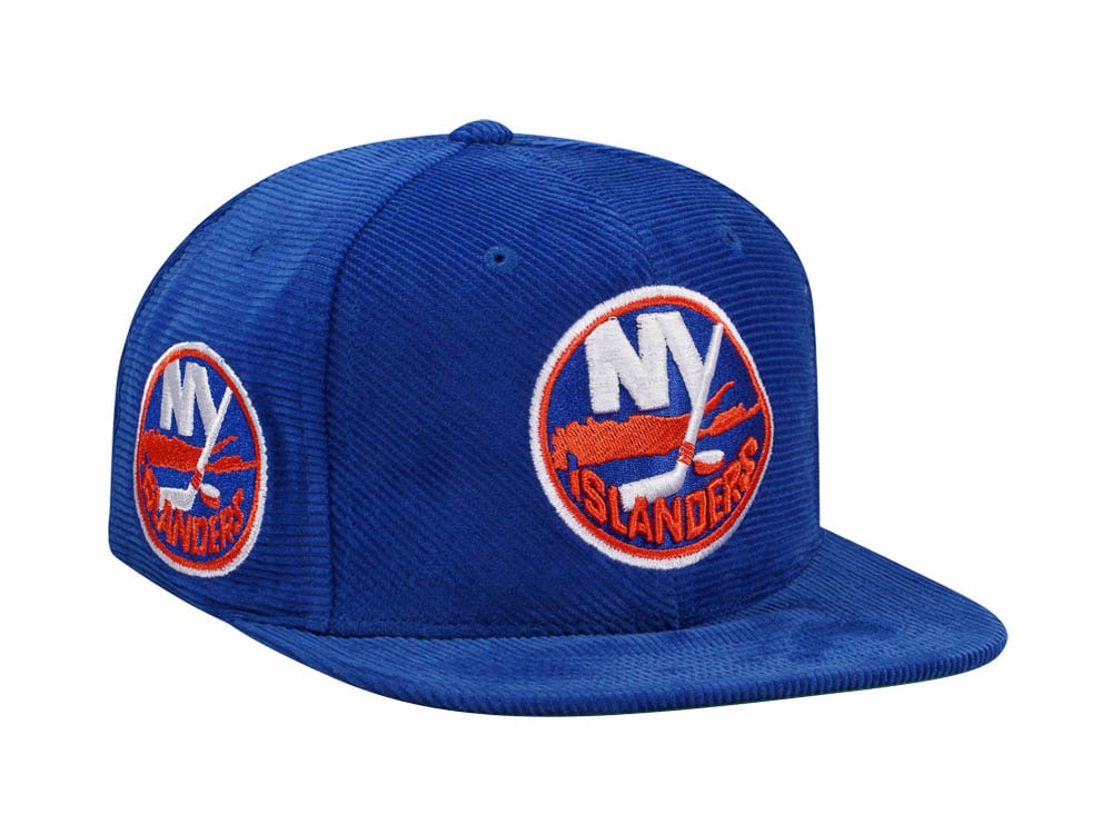Mitchell & Ness New York Islanders Blue Cord Throwback Snapback Gorra