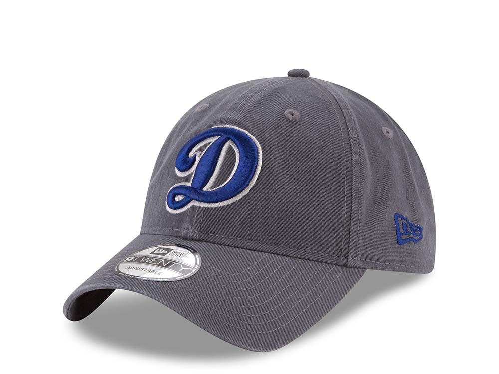 New Era Los Angeles Dodgers Gray Core Classic 9Twenty Strapback Gorra