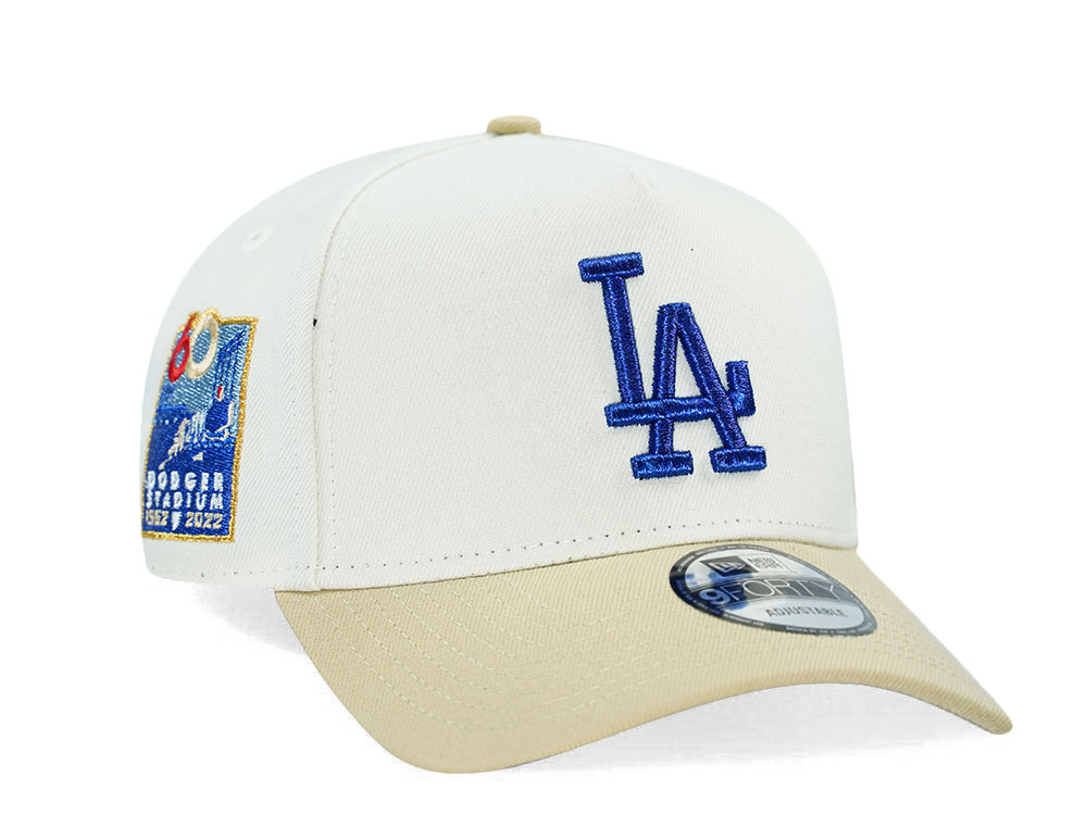 New Era Los Angeles Dodgers 60th Anniversary Sneaky Chrome Two Tone Edition 9Forty A Frame Snapback Gorra