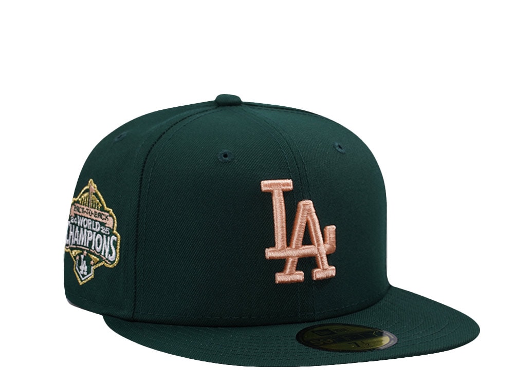 New Era Los Angeles Dodgers World Series 2025 Dark Green Prime Edition 59Fifty Fitted Gorra