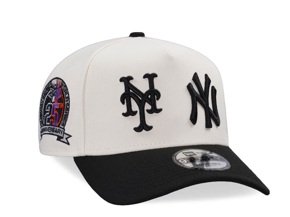 New Era New York Subway Series 25th Anniversary Chrome Two Tone Edition 9Forty A Frame Snapback Gorra