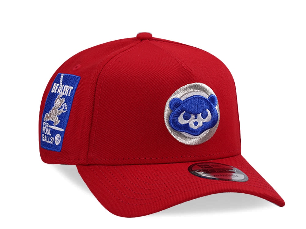New Era Chicago Cubs Be Alert Scarlet Prime Edition 9Forty A Frame Snapback Gorra