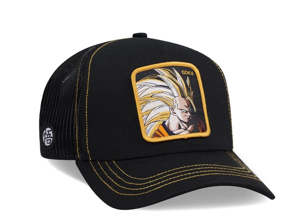 Capslab Dragon Ball Z Goku Black/Yellow Trucker Snapback Gorra