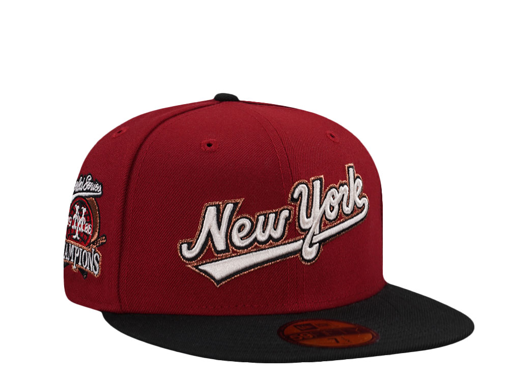 New Era New York Mets World Series 1986 Red Two Tone Edition 59Fifty Fitted Gorra