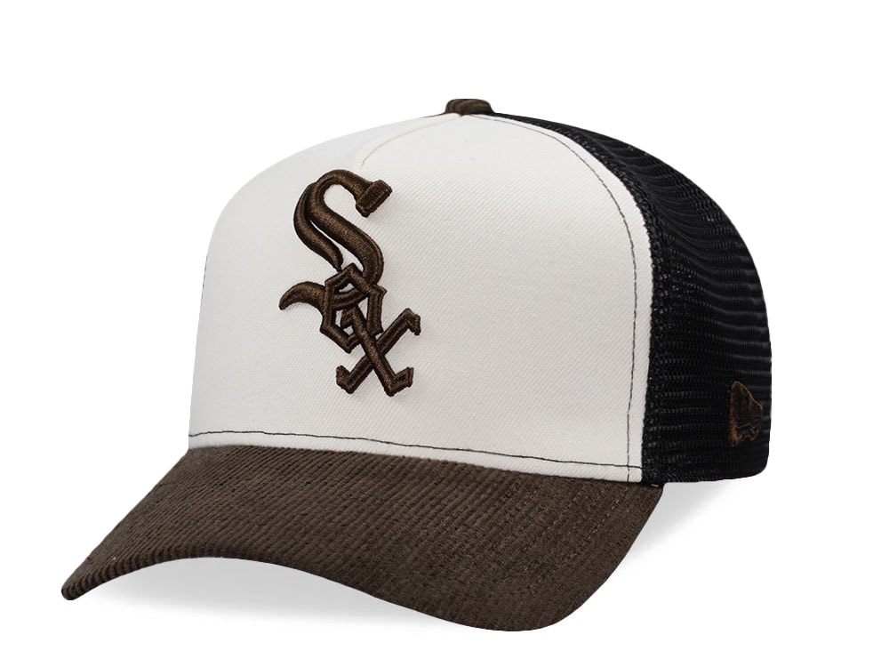 New Era Chicago White Sox Trucker Brown Trucker Edition9Forty A Frame Snapback Gorra