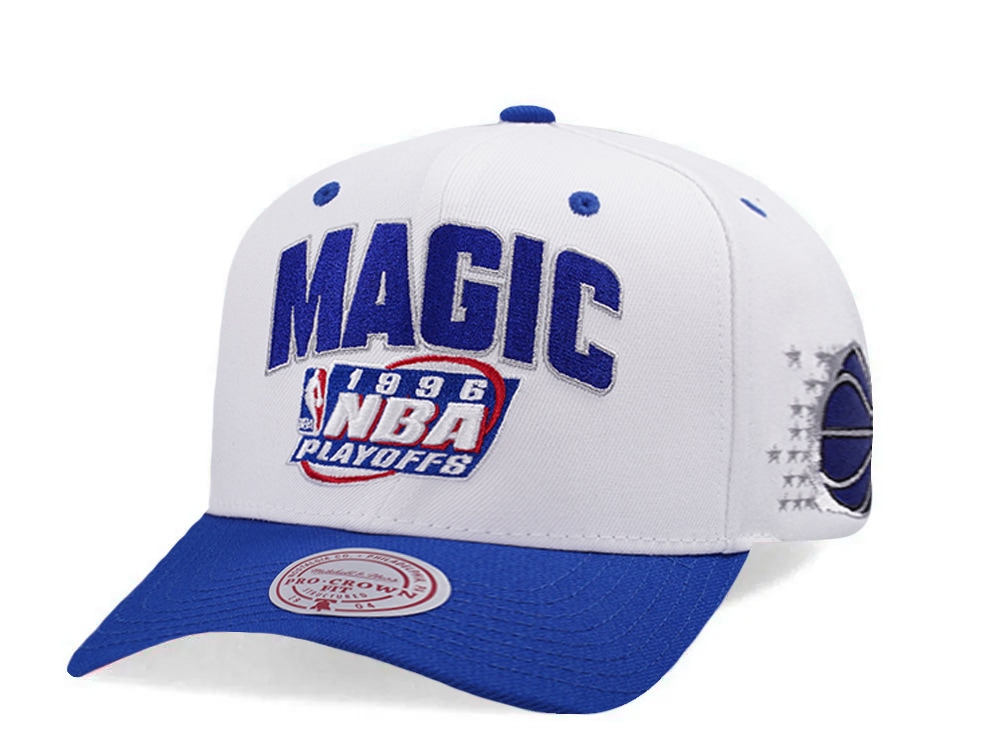 Mitchell & Ness Orlando Magic NBA Playoffs 1996 Chrome Two Tone Editon Pro Crown Fit Snapback Gorra