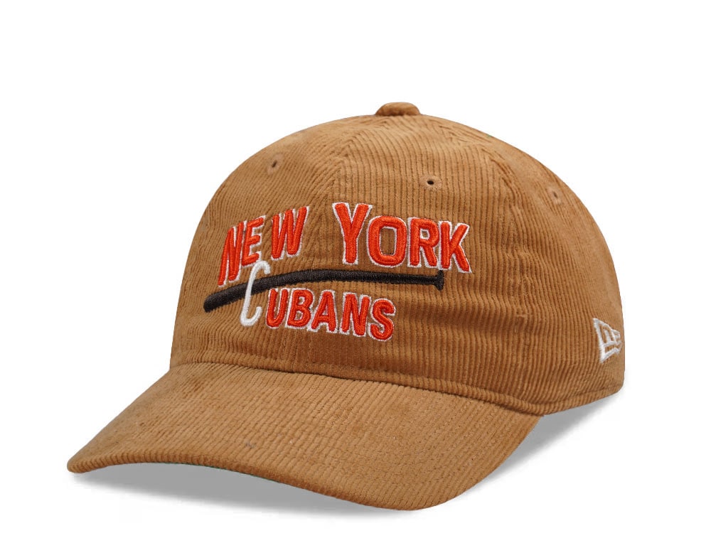 New Era New York Cubans Corduroy Brown Prime Edition 9Twenty Adjustable Gorra
