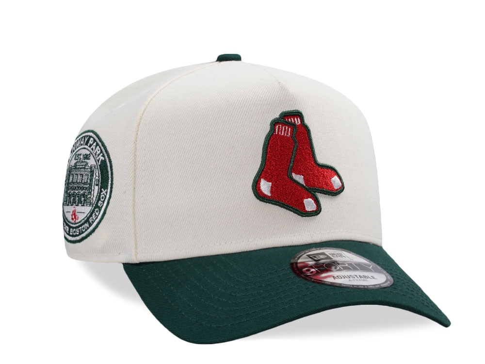 New Era Boston Red Sox Fenway Park Chrome Two Tone Edition 9Forty A Frame Snapback Gorra