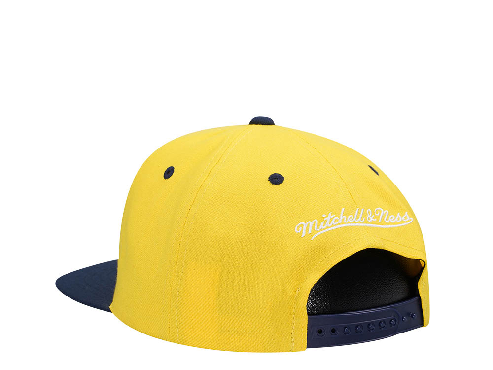 Mitchell & Ness University of Michigan Transcript Two Tone Snapback Gorra
