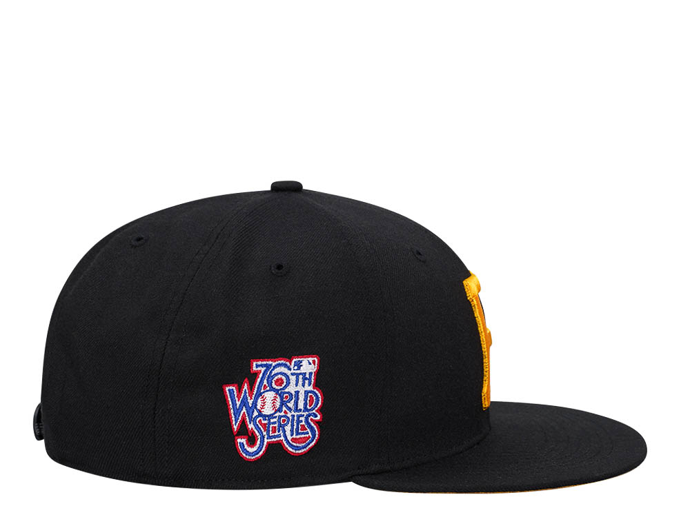 47Brand Pittsburgh Pirates 76th World Series World Black Sure Shot Under Captain Snapback Gorra