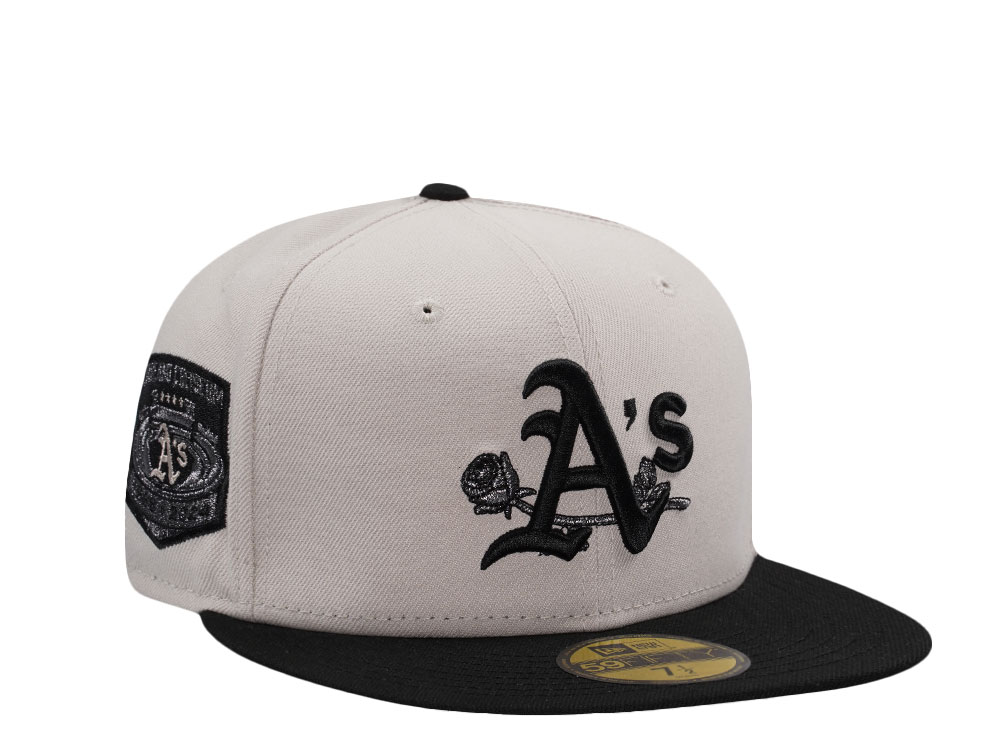 New Era Oakland Athletics Coliseum Stone Two Tone Edition 59Fifty Fitted Gorra
