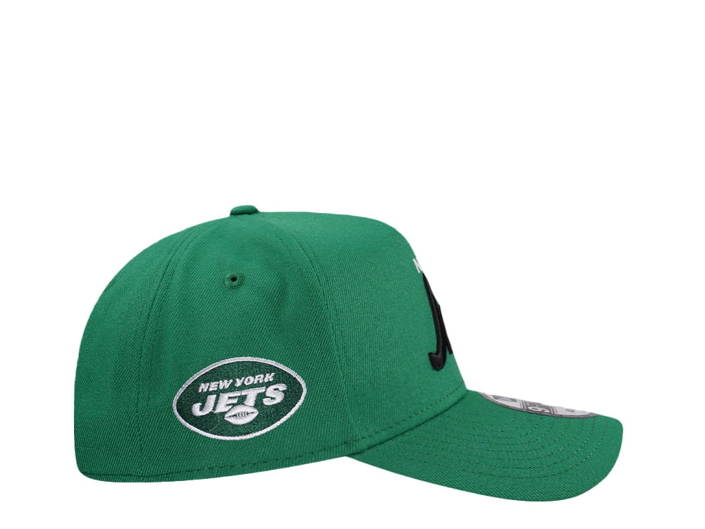 New Era New York Jets Script Green Edition 9Forty A Frame Snapback Gorra