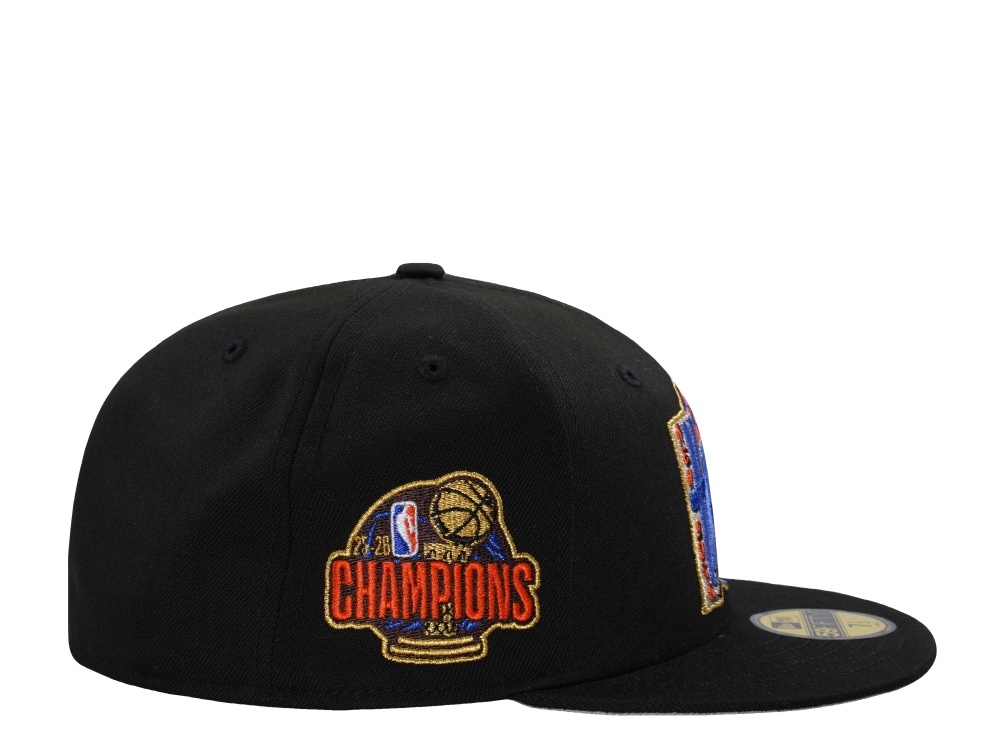 New Era New York Knicks NBA Finals Champions 2026 Black Prime Edition 59Fifty Fitted Gorra