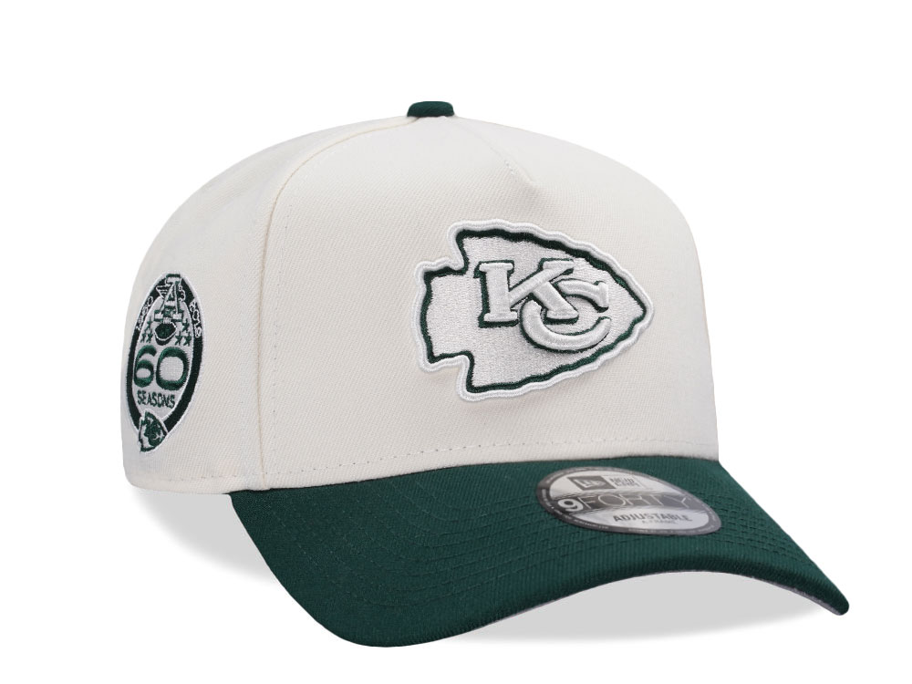 New Era Kansas City Chiefs 60 Seasons Chrome Two Tone Edition 9Forty A Frame Snapback Gorra