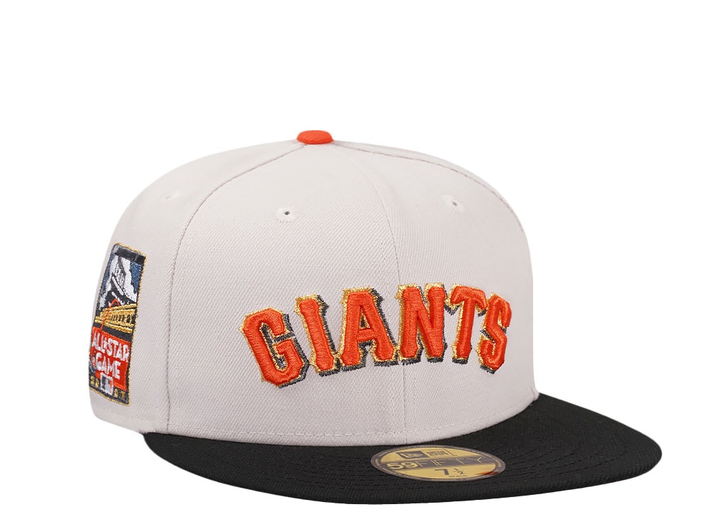 New Era San Francisco Giants All Star Game 2007 Stone Throwback Two Tone Edition 59Fifty Fitted Gorra