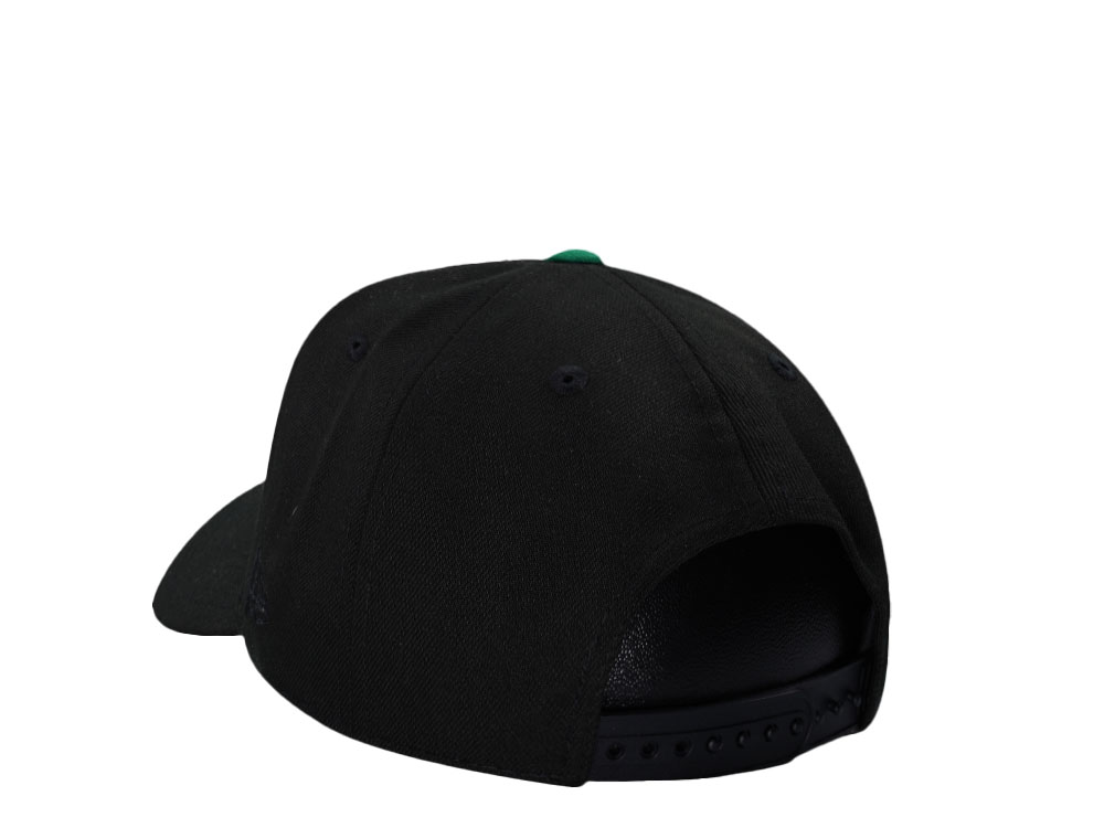 New Era Boston Celtics Black Throwback Edition 9Forty A Frame Snapback Gorra