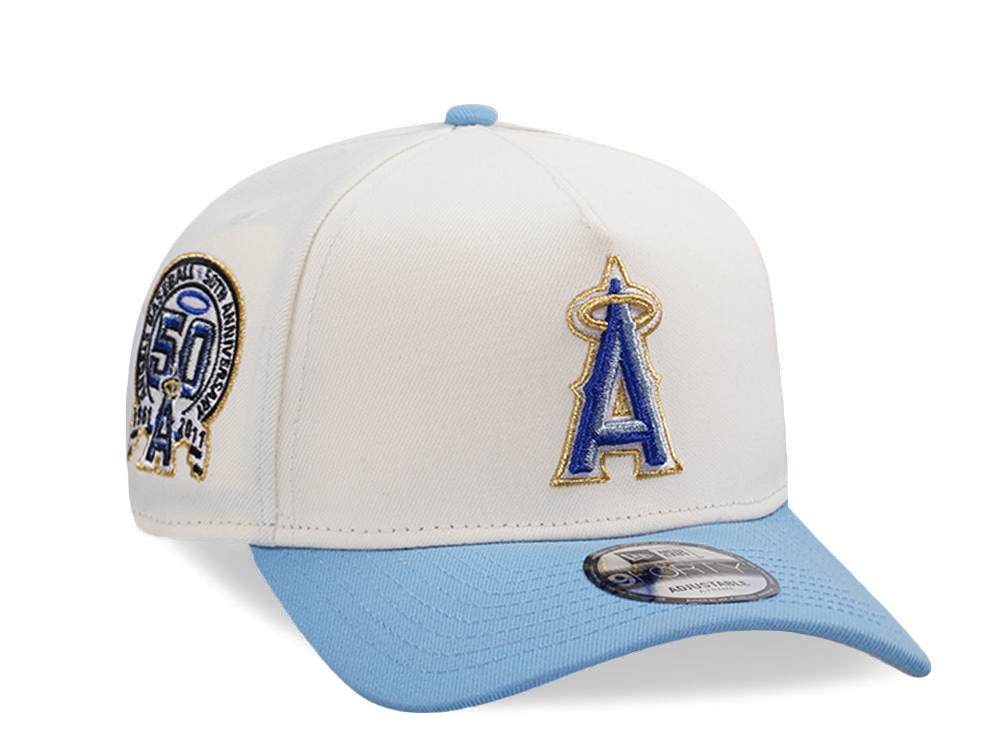 New Era Anaheim Angels 50th Anniversary Chrome Two Tone Edition 9Forty A Frame Snapback Gorra