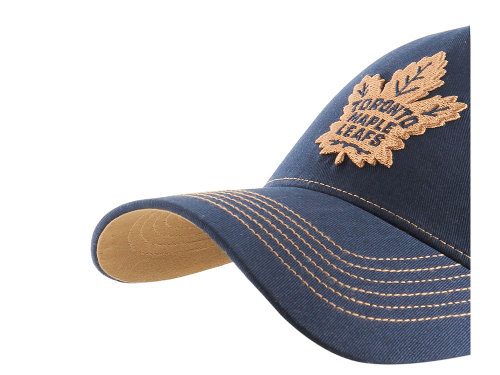 47Brand Toronto Maple Leafs Navy Contrast Stitch Edition MVP Strapback Gorra