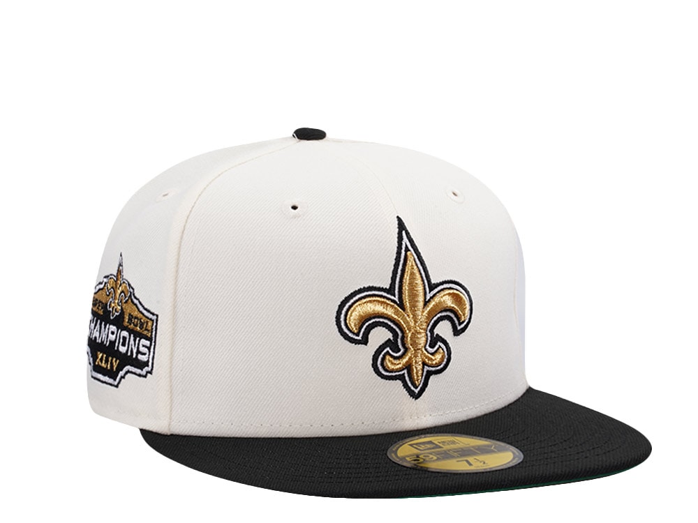 New Era New Orleans Saints Super Bowl XLIV Chrome Two Tone Edition 59Fifty Fitted Gorra