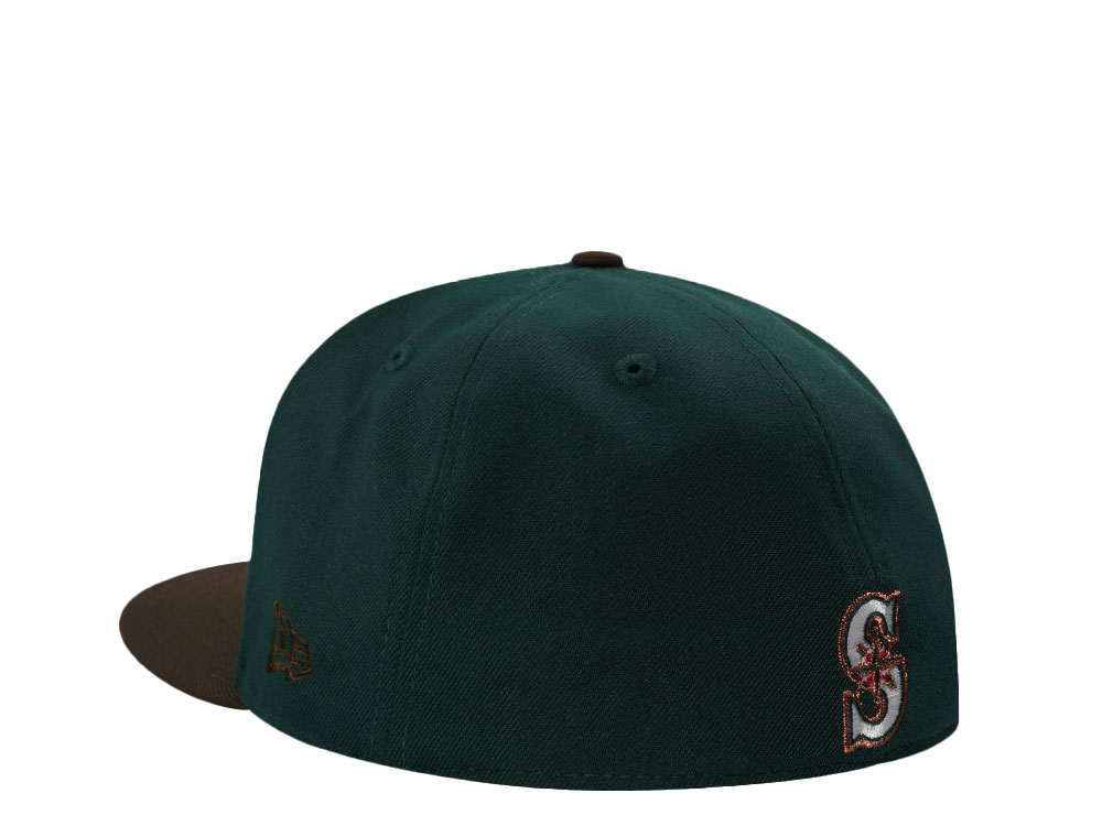 New Era Seattle Mariners 20th Anniversary Dark Green Two Tone Edition 59Fifty Fitted Gorra