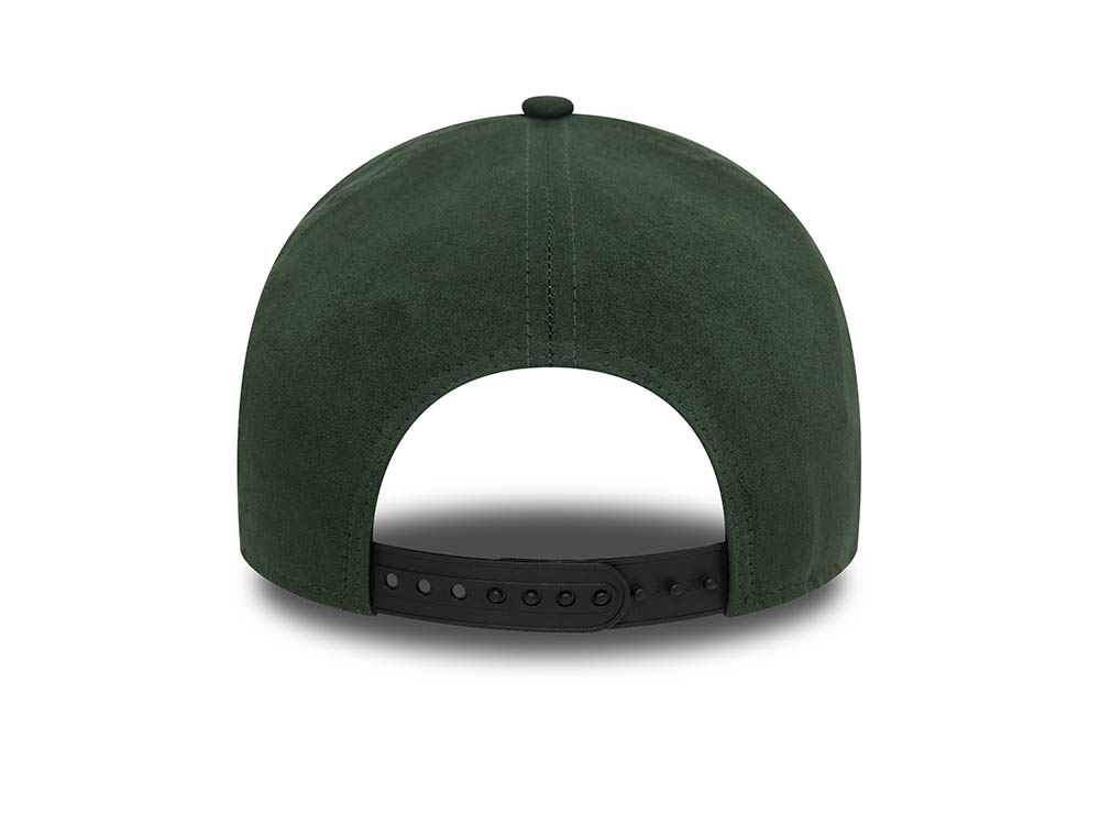 New Era Los Angeles Dodgers Faux Suede Edition Green 9Forty A Frame Snapback Gorra