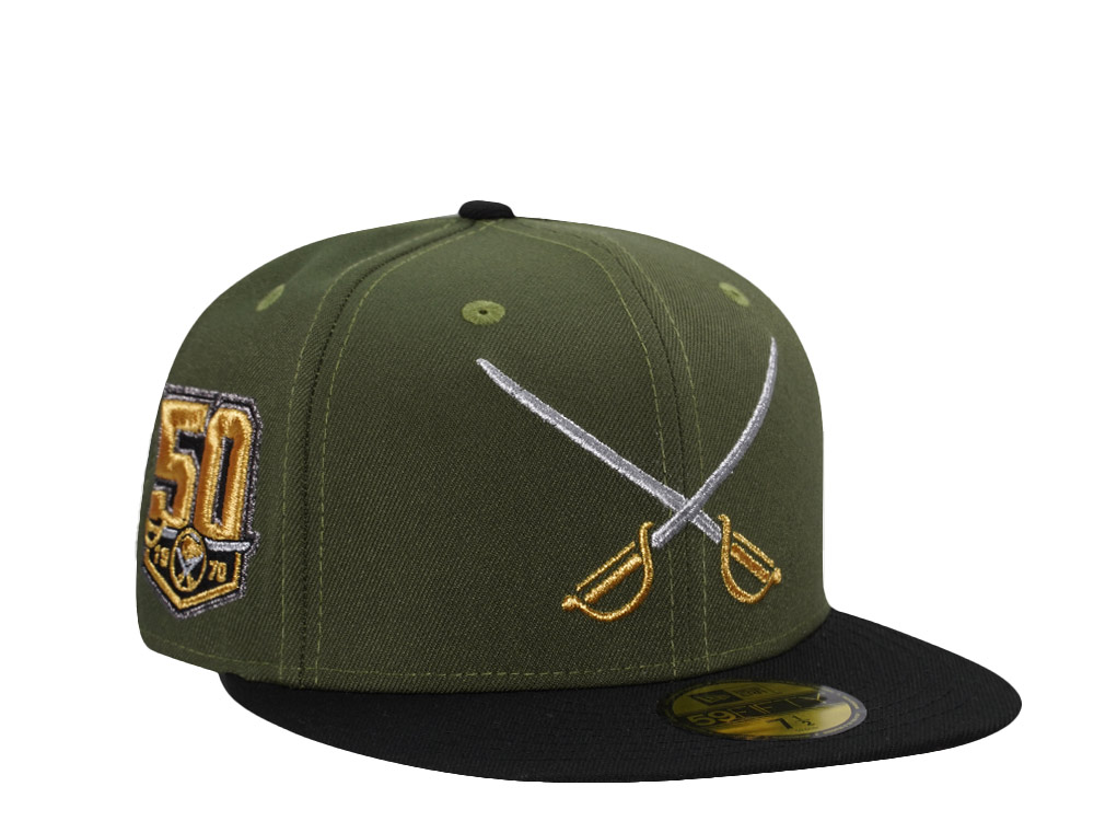 New Era Buffalo Sabres 50th Anniversary Rifle Green Two Tone Edition 59Fifty Fitted Gorra