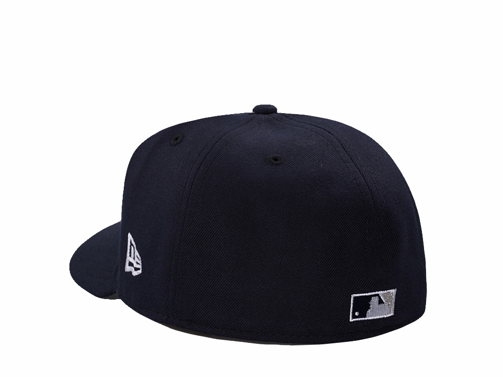 New Era New York Yankees World Series 1999 Script Navy Prime Edition Pre Curved 59Fifty Fitted Gorra