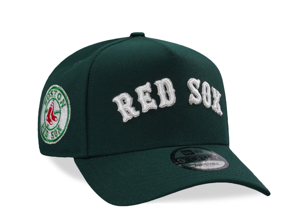 New Era Boston Red Sox X Dark Green Prime Edition 9Forty A Frame Snapback Gorra