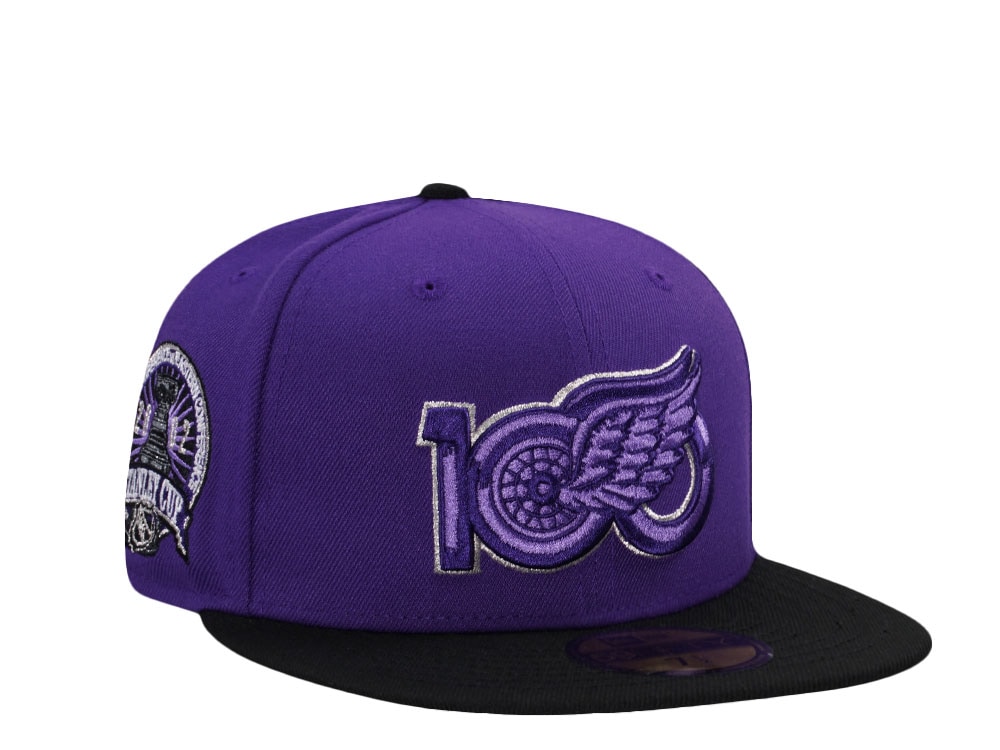 New Era Detroit Red Wings Stanley Cup Final 2002 Purple Two Tone Edition 59Fifty Fitted Gorra