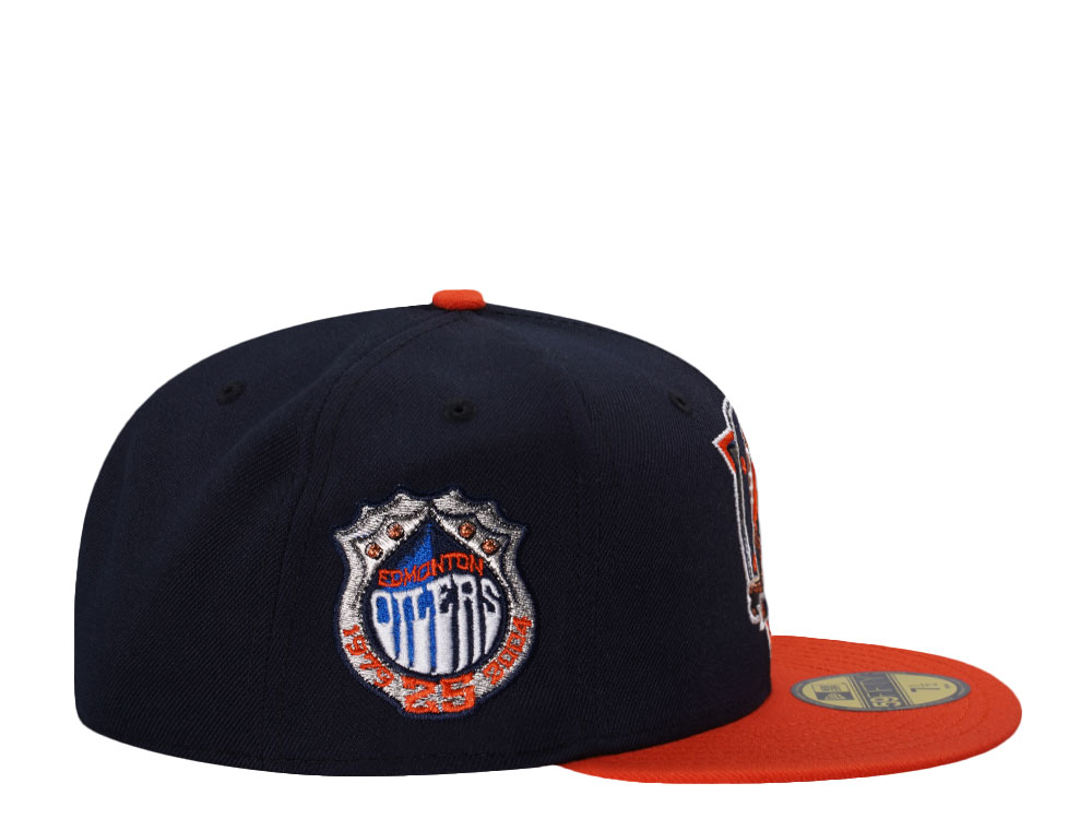 New Era Edmonton Oilers 25h Anniversary Two Tone Prime Edition 59Fifty Fitted Gorra