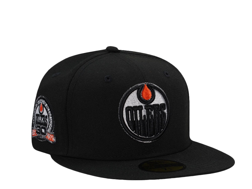 New Era Edmonton Oilers 30th Anniversary Metallic Prime Edition 59Fifty Fitted Gorra