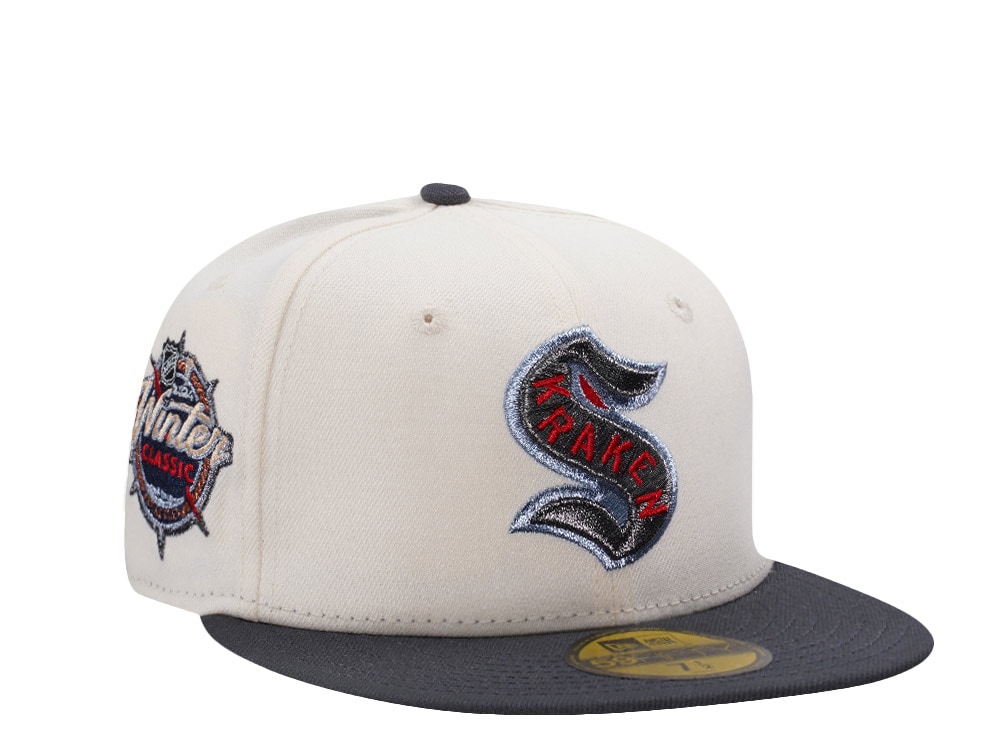 New Era Seattle Kraken Winter Classic Chrome Two Tone Edition 59Fifty Fitted Gorra