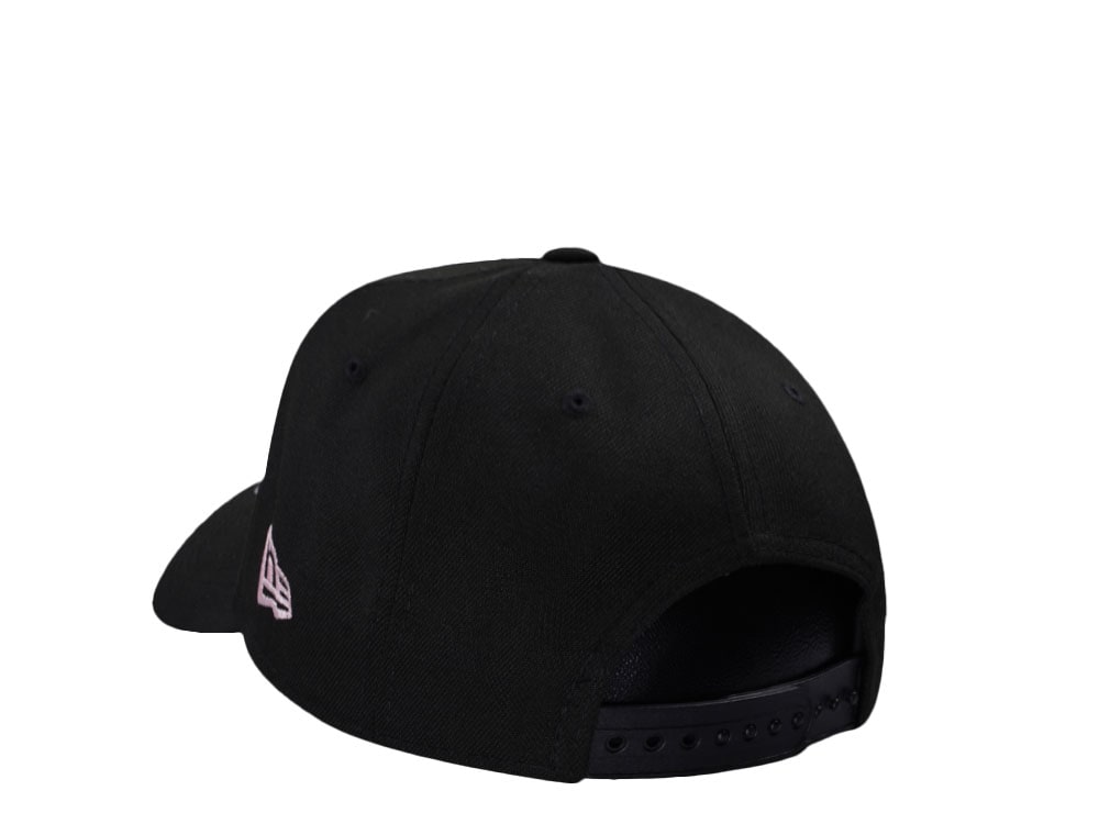 New Era Los Angeles Dodgers Tokyo Series Cherry Blossom Black Pink Edition 9Forty A Frame Snapback Gorra