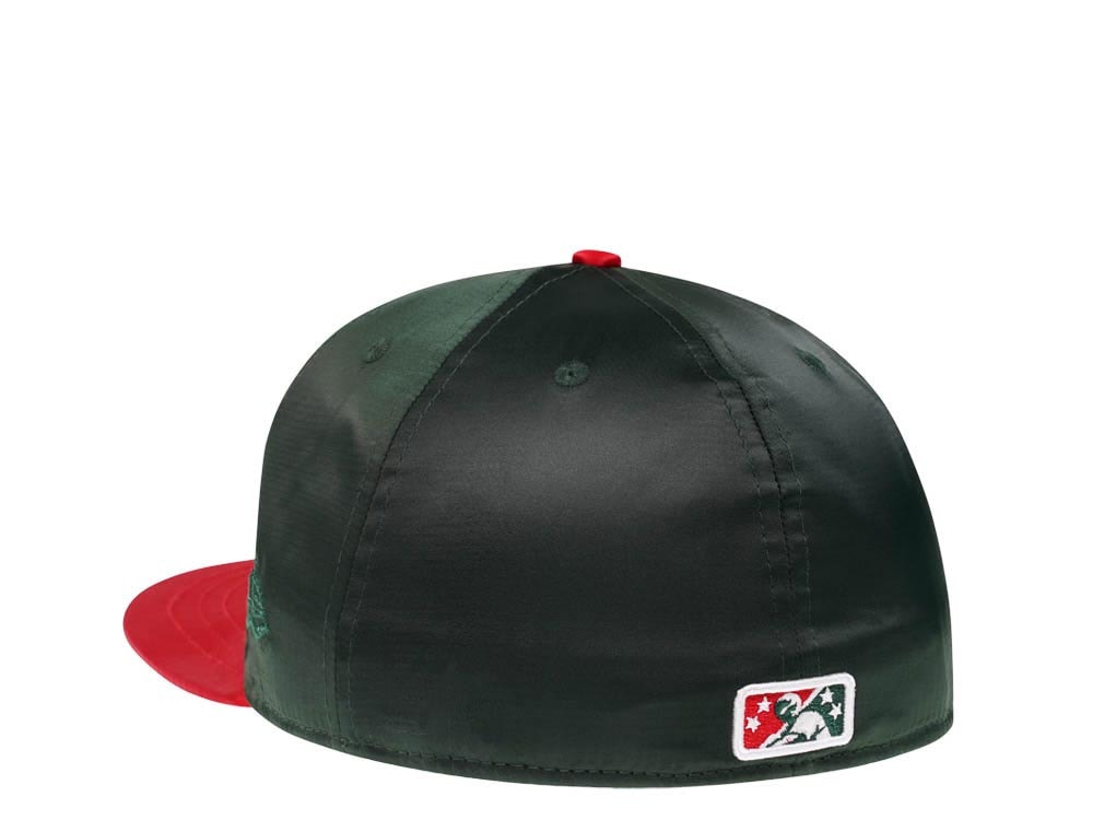 New Era Buffalo Bisons 25th Anniversary Satin Jacket Elite Edition 59Fifty Fitted Gorra