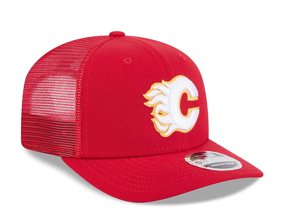 New Era Calgary Flames Red Edition 9Seventy Trucker Snapback Gorra