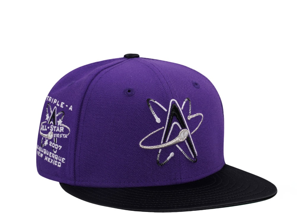 New Era Albuquerque Isotopes All Star Game 2007 Glow Satin Brim Edition 59Fifty Fitted Gorra