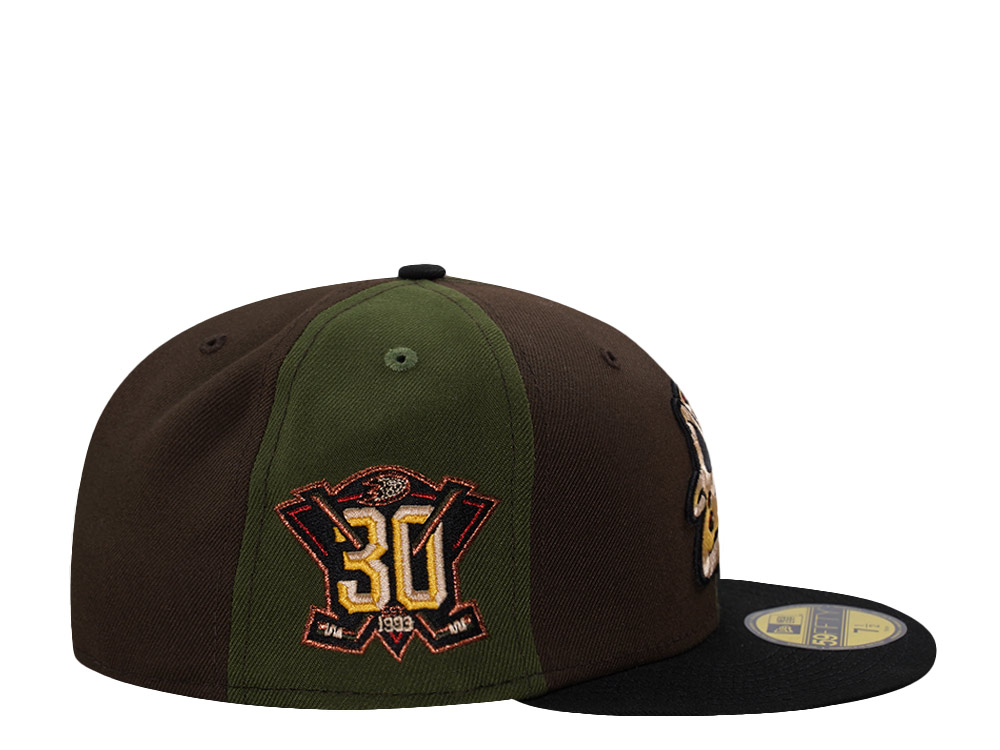 New Era Anaheim Ducks 30th Anniversary Pinwheel Edition 59Fifty Fitted Gorra