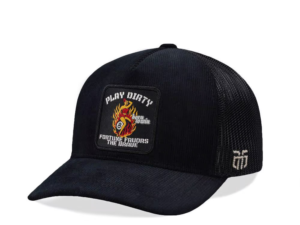 Parallel Union Play Dirty Black Edition Trucker Snapback Gorra