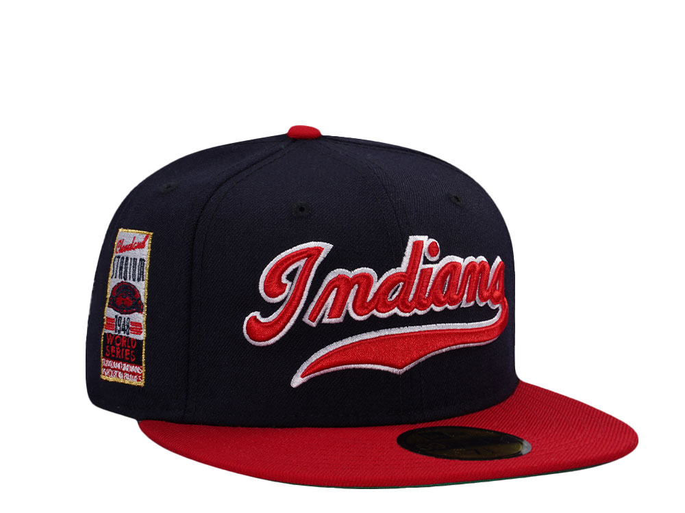 New Era Cleveland Indians World Series 1948 Wool Two Tone Edition 59Fifty Fitted Gorra