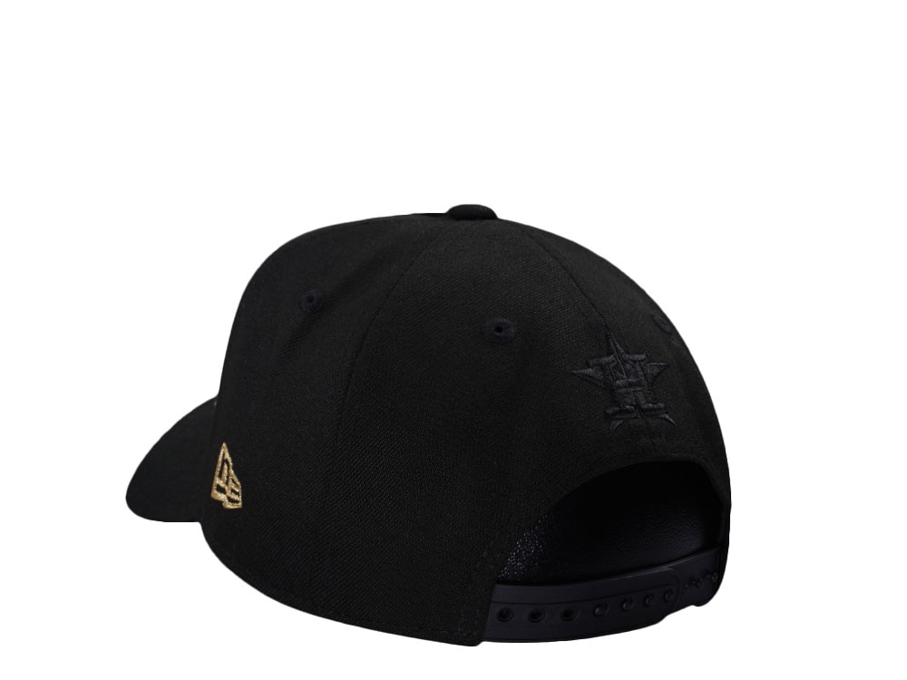 New Era Houston Astros Astrodome Anniversary Gold Drip Prime Edition 9Forty A Frame Snapback Gorra