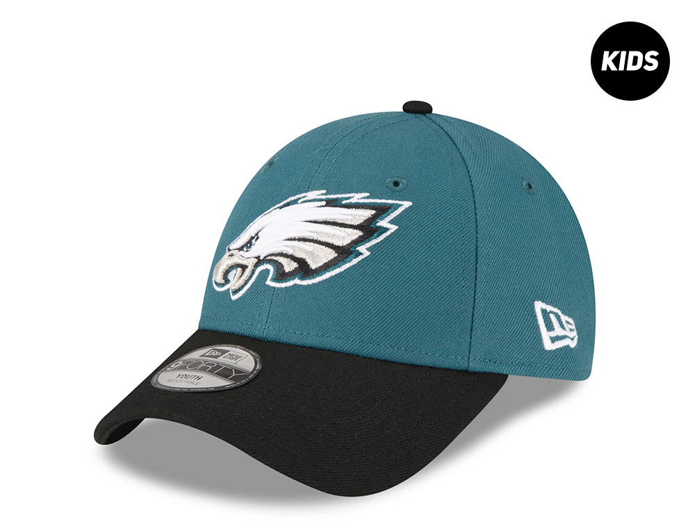 New Era Philadelphia Eagles Two Tone Kids 9Forty Strapback Gorra