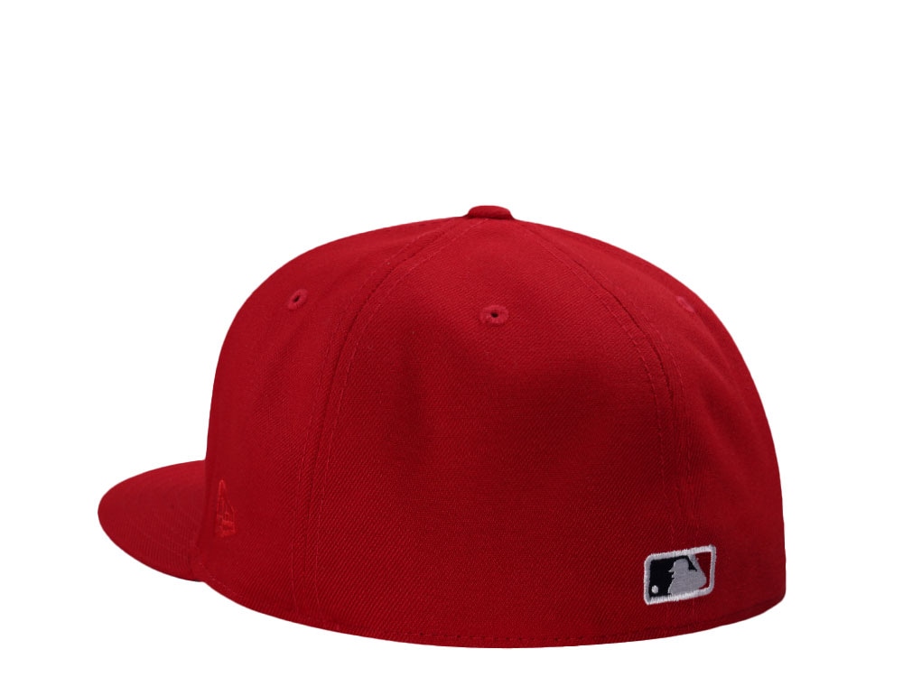 New Era Anaheim Angels All Time Classic Scarlet Edition 59Fifty Fitted Gorra